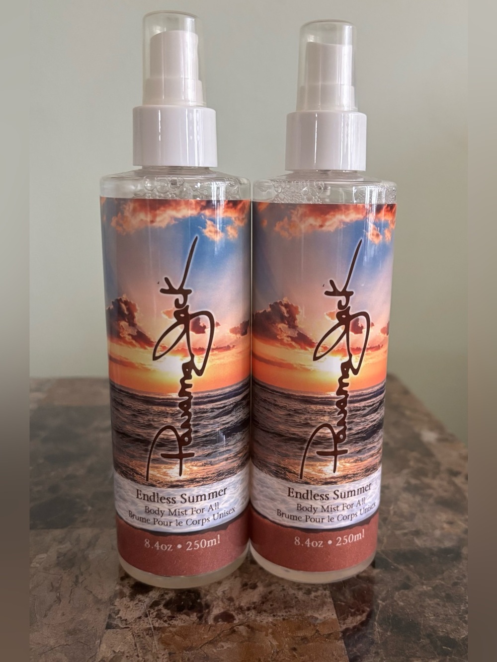 Panama Jack Body Mist Unisex ENDLESS SUMMER 8.4 oz  Lot of 2 Bodycare Scent New